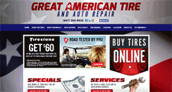 Desktop Screenshot of greatamericantire.net
