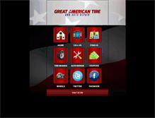 Tablet Screenshot of greatamericantire.net